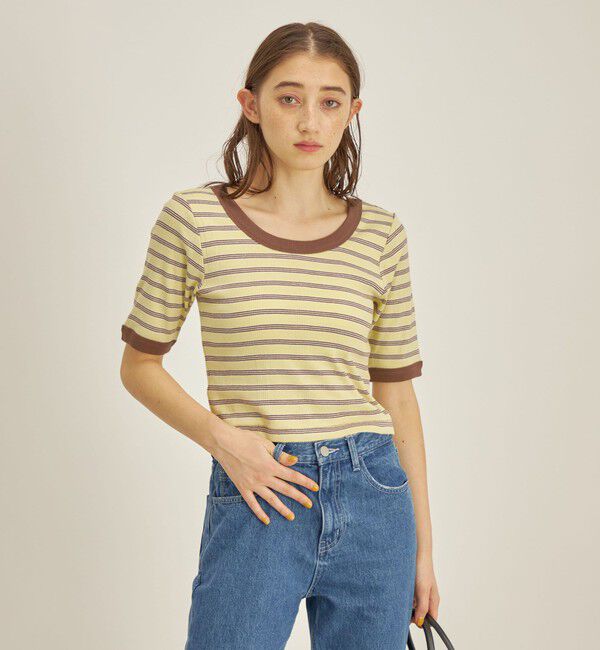 SHIPS for women「【SHIPS別注】miller:ショート丈 カップ TEE◇」|インナー|