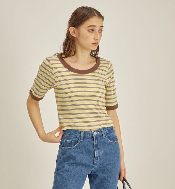 SHIPS for women「【SHIPS別注】miller:ショート丈 カップ TEE◇」|インナー|