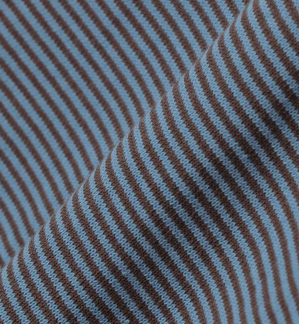 SHIPS「SHIPS: 16ゲージ コットン ボーダー ライト ニットTシャツ」|ニット・セーター|