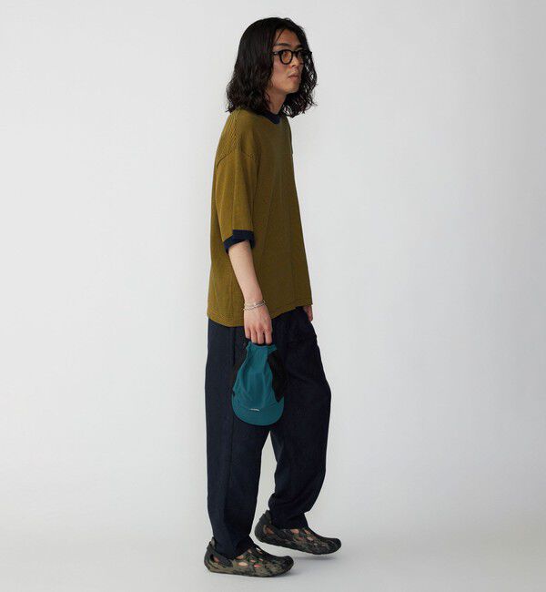 SHIPS「SHIPS: 16ゲージ コットン ボーダー ライト ニットTシャツ」|ニット・セーター|