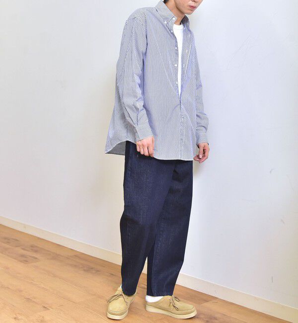 SHIPS any「【SHIPS any別注】CLEVE: リラックスフィット ボタンダウン 長袖 シャツ◇」|シャツ・ブラウス|