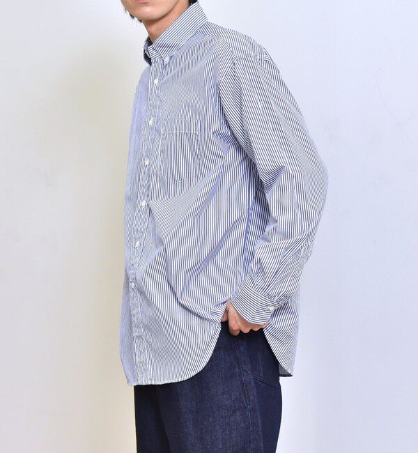 SHIPS any「【SHIPS any別注】CLEVE: リラックスフィット ボタンダウン 長袖 シャツ◇」|シャツ・ブラウス|