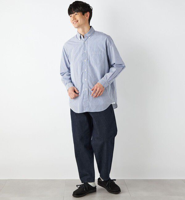 SHIPS any「【SHIPS any別注】CLEVE: リラックスフィット ボタンダウン 長袖 シャツ◇」|シャツ・ブラウス|
