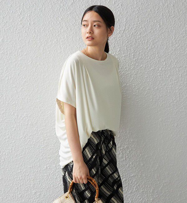 SHIPS for women「〈手洗い可能 / 接触冷感〉サンドウォッシュ プルオーバー◇」|Tシャツ・カットソー|