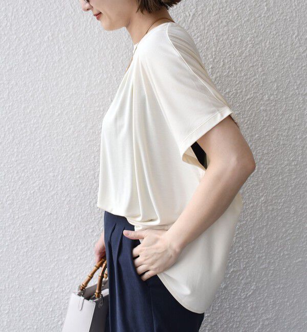 SHIPS for women「〈手洗い可能 / 接触冷感〉サンドウォッシュ プルオーバー◇」|Tシャツ・カットソー|