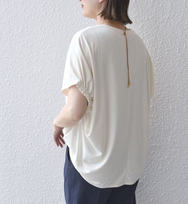 SHIPS for women「〈手洗い可能 / 接触冷感〉サンドウォッシュ プルオーバー◇」|Tシャツ・カットソー|