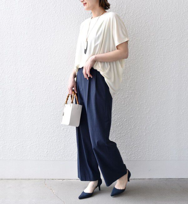 SHIPS for women「〈手洗い可能 / 接触冷感〉サンドウォッシュ プルオーバー◇」|Tシャツ・カットソー|