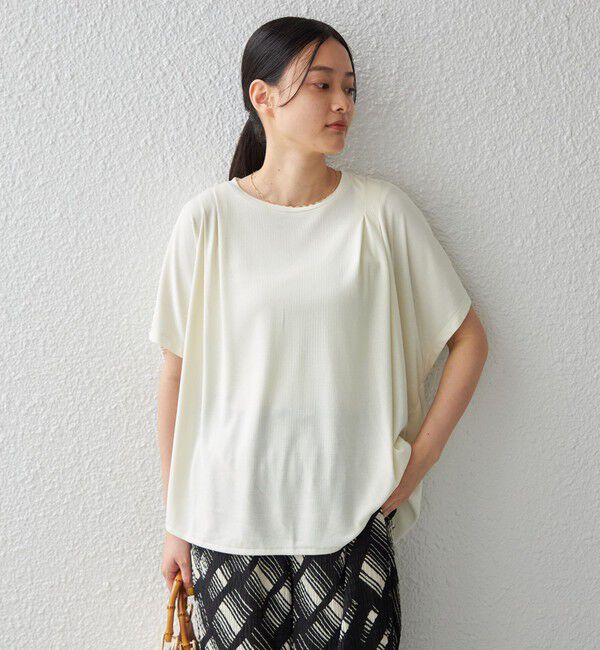 SHIPS for women「〈手洗い可能 / 接触冷感〉サンドウォッシュ プルオーバー◇」|Tシャツ・カットソー|