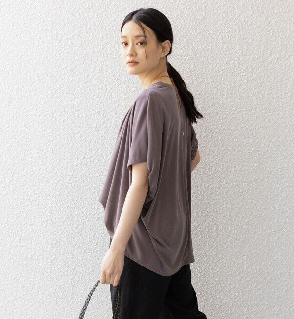 SHIPS for women「〈手洗い可能 / 接触冷感〉サンドウォッシュ プルオーバー◇」|Tシャツ・カットソー|