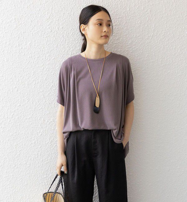 SHIPS for women「〈手洗い可能 / 接触冷感〉サンドウォッシュ プルオーバー◇」|Tシャツ・カットソー|