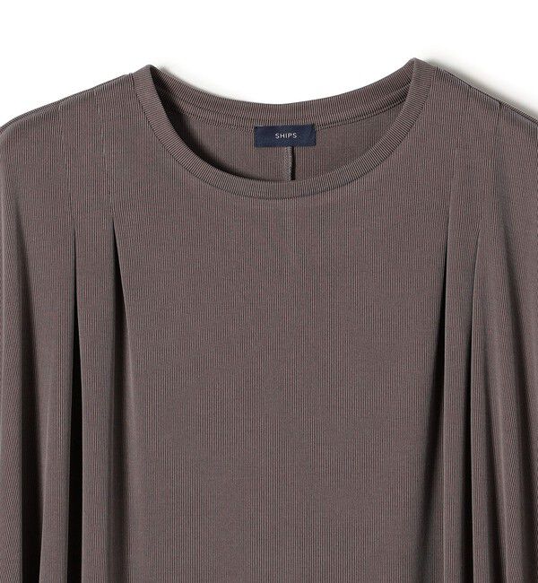 SHIPS for women「〈手洗い可能 / 接触冷感〉サンドウォッシュ プルオーバー◇」|Tシャツ・カットソー|