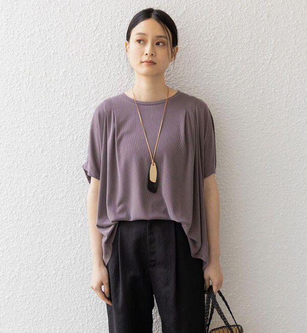 SHIPS for women「〈手洗い可能 / 接触冷感〉サンドウォッシュ プルオーバー◇」|Tシャツ・カットソー|