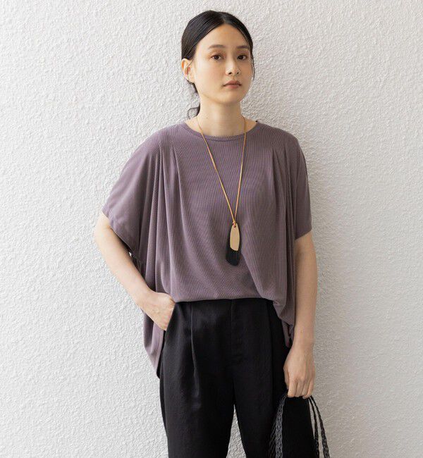 SHIPS for women「〈手洗い可能 / 接触冷感〉サンドウォッシュ プルオーバー◇」|Tシャツ・カットソー|