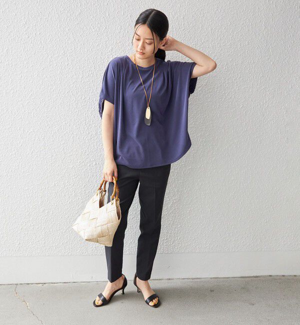 SHIPS for women「〈手洗い可能 / 接触冷感〉サンドウォッシュ プルオーバー◇」|Tシャツ・カットソー|