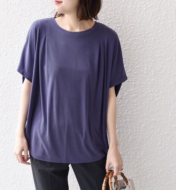 SHIPS for women「〈手洗い可能 / 接触冷感〉サンドウォッシュ プルオーバー◇」|Tシャツ・カットソー|