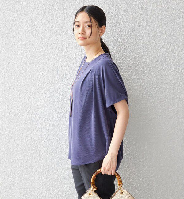 SHIPS for women「〈手洗い可能 / 接触冷感〉サンドウォッシュ プルオーバー◇」|Tシャツ・カットソー|