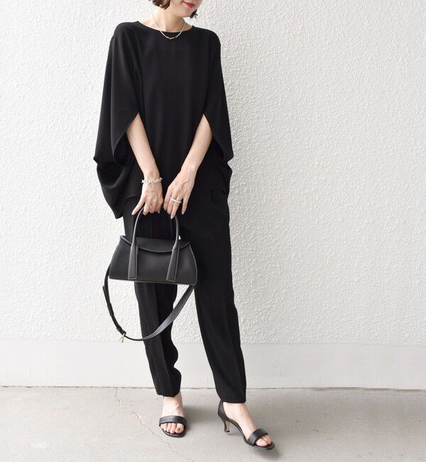 SHIPS for women「〈手洗い可能〉アセテート テーパード パンツ（セットアップ 対応）◇」|その他|