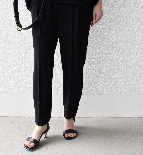 SHIPS for women「〈手洗い可能〉アセテート テーパード パンツ（セットアップ 対応）◇」|その他|