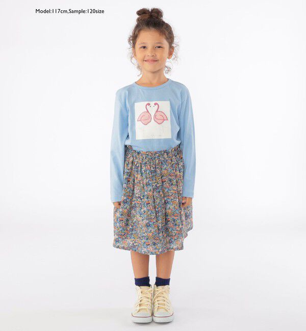 SHIPS KIDS「SHIPS KIDS:100～130cm / リバティ スカート」|フレア|