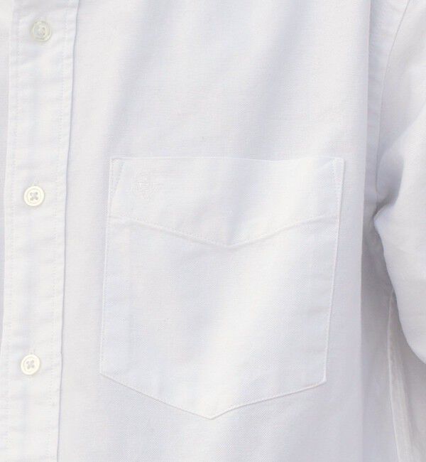 SHIPS any「SHIPS any: COTTON USA ワンポイント ロゴ 刺繍 オックス ボタンダウン シャツ 24SS◇」|シャツ・ブラウス|