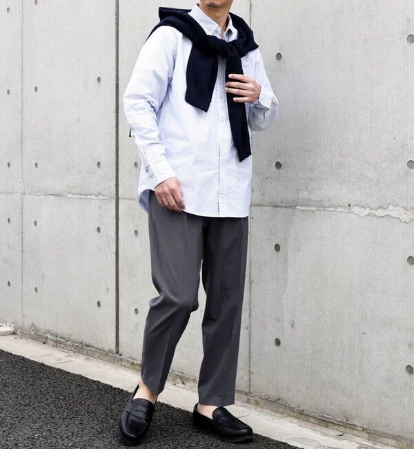 SHIPS any「SHIPS any: COTTON USA ワンポイント ロゴ 刺繍 オックス ボタンダウン シャツ 24SS◇」|シャツ・ブラウス|