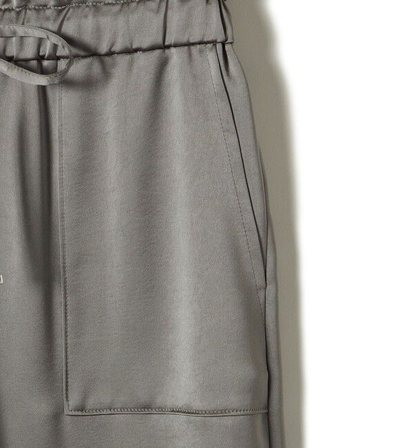 SHIPS for women「〈手洗い可能〉サテン ドロスト リラックス パンツ」|その他|