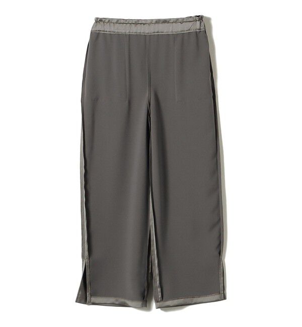 SHIPS for women「〈手洗い可能〉サテン ドロスト リラックス パンツ」|その他|