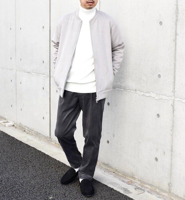 SHIPS any「SHIPS any: 〈洗濯機可能〉フェイクスエード (ポリエステル) ジップ ブルゾン 23AW◇」|ブルゾン・スタジャン|