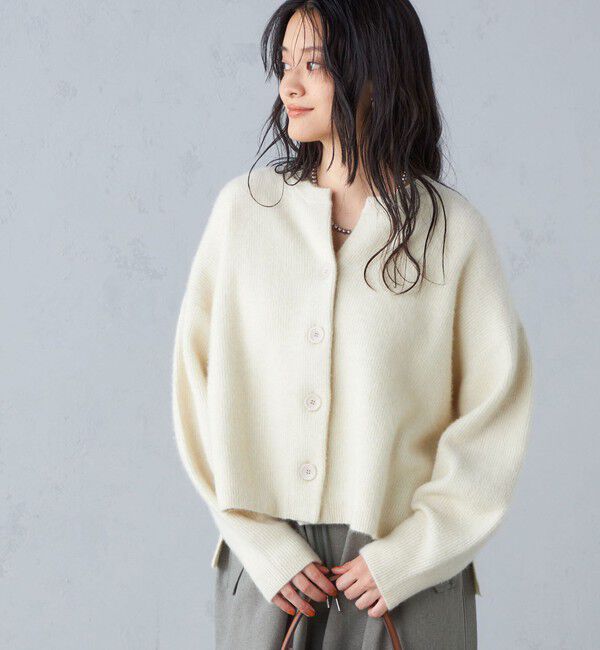SHIPS for women「〈手洗い可能〉へアリー 畦編み カーディガン ◇」|カーディガン|