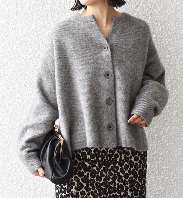 SHIPS for women「〈手洗い可能〉へアリー 畦編み カーディガン ◇」|カーディガン|