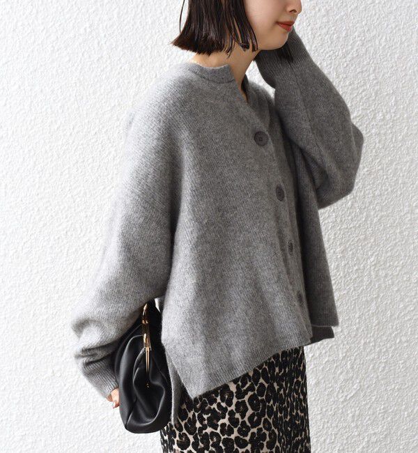 SHIPS for women「〈手洗い可能〉へアリー 畦編み カーディガン ◇」|カーディガン|