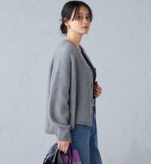 SHIPS for women「〈手洗い可能〉へアリー 畦編み カーディガン ◇」|カーディガン|