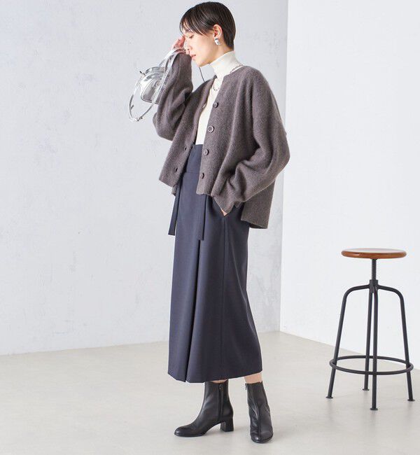 SHIPS for women「〈手洗い可能〉へアリー 畦編み カーディガン ◇」|カーディガン|