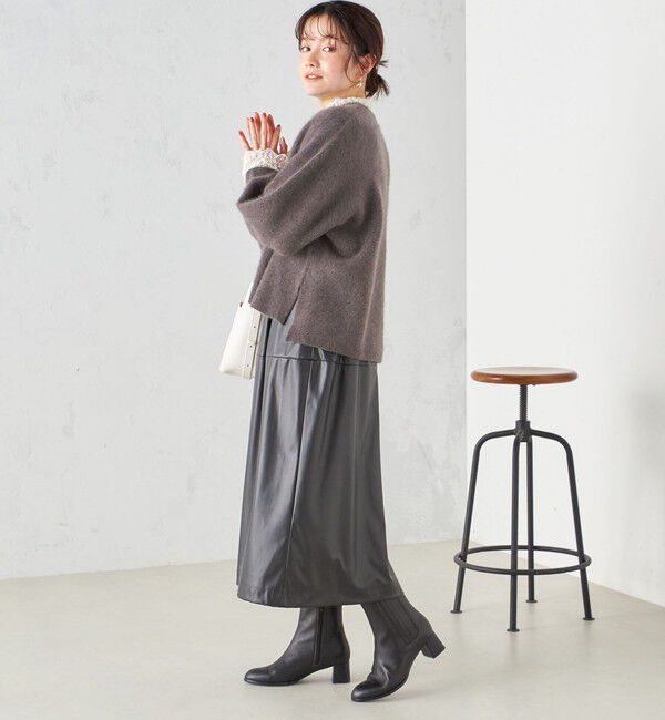 SHIPS for women「〈手洗い可能〉へアリー 畦編み カーディガン ◇」|カーディガン|