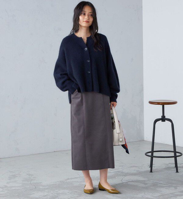 SHIPS for women「〈手洗い可能〉へアリー 畦編み カーディガン ◇」|カーディガン|