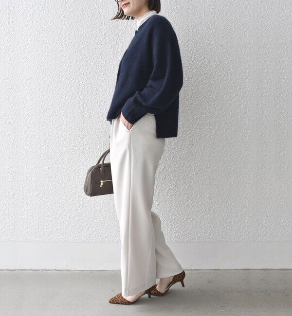 SHIPS for women「〈手洗い可能〉へアリー 畦編み カーディガン ◇」|カーディガン|