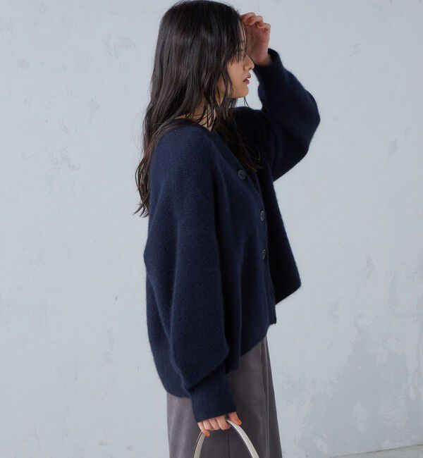 SHIPS for women「〈手洗い可能〉へアリー 畦編み カーディガン ◇」|カーディガン|