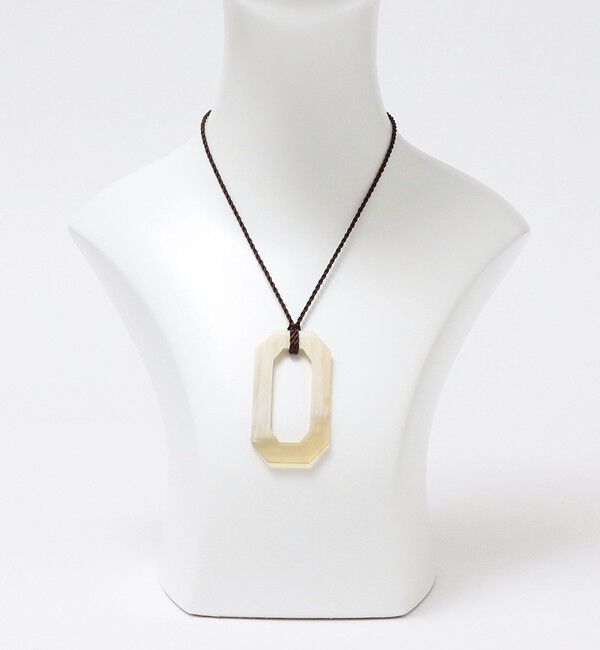 SHIPS「SHIPS: HORN OCTAGONAL NECKLACE」|ネックレス|