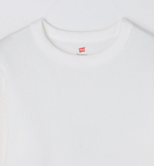 SHIPS any「Hanes: USAコットン サーマル クルーネック ロングスリーブ Tシャツ」|Tシャツ・カットソー|