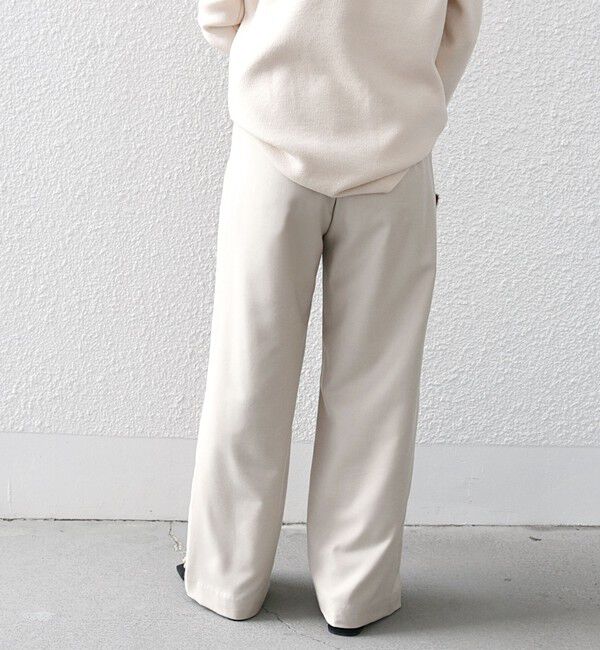 SHIPS any「SHIPS any:〈手洗い可能〉ストレッチ イージー ピンタック ワイド パンツ」|その他|