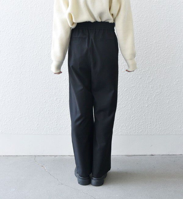 SHIPS any「SHIPS any:〈手洗い可能〉ストレッチ イージー ピンタック ワイド パンツ」|その他|