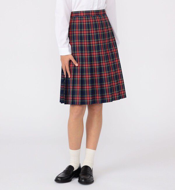 SHIPS KIDS「SHIPS KIDS:150～160cm / チェック プリーツ スカート」|スカート|