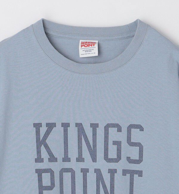 SHIPS「KINGS POINT: ロゴ プリント 長袖 Tシャツ」|Tシャツ・カットソー|