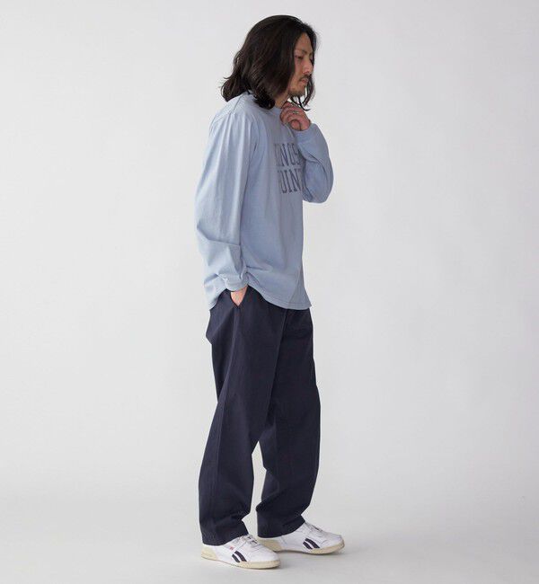 SHIPS「KINGS POINT: ロゴ プリント 長袖 Tシャツ」|Tシャツ・カットソー|