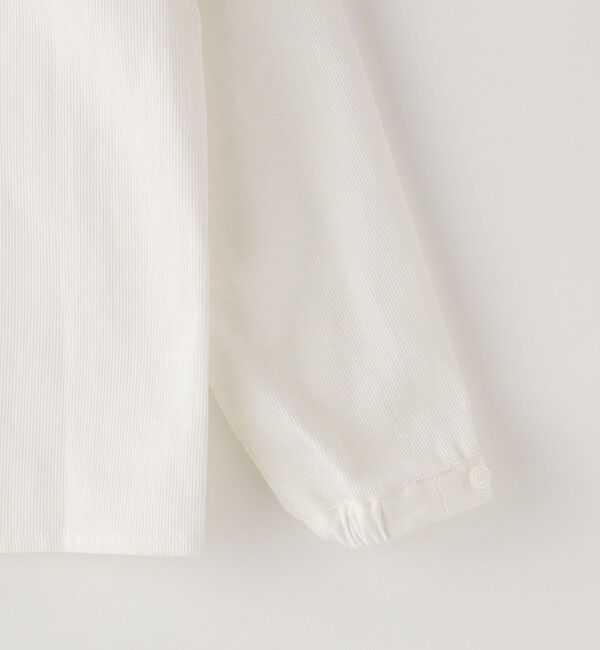 SHIPS KIDS「SHIPS KIDS:110～130cm / ミニ レース カラー ブラウス」|シャツ・ブラウス|