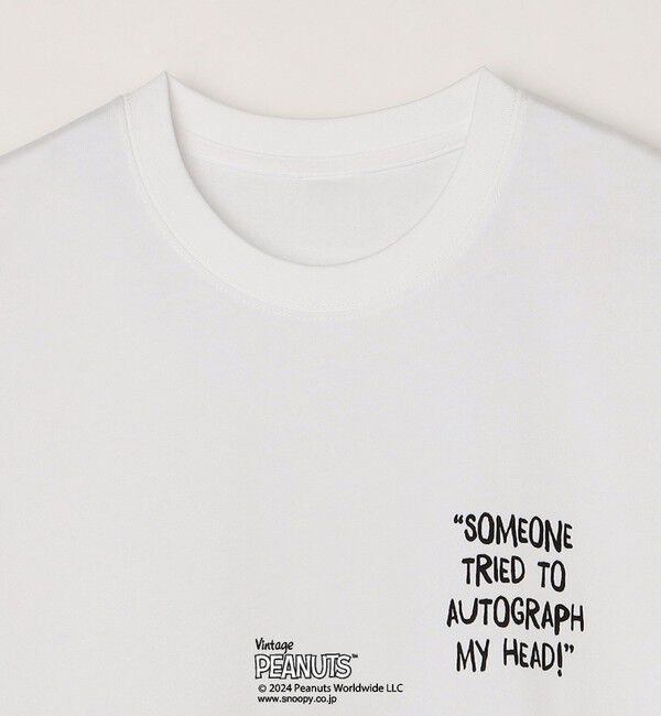 SHIPS any「SHIPS any: SNOOPY コラボ カルチャー グラフィック バック プリント Tシャツ◇」|Tシャツ・カットソー|