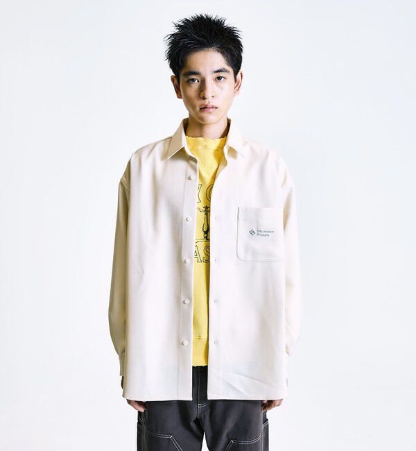 SHIPS「City Ambient Products: レギュラーカラー ロングスリーブ オーバー シャツ」|シャツ・ブラウス|