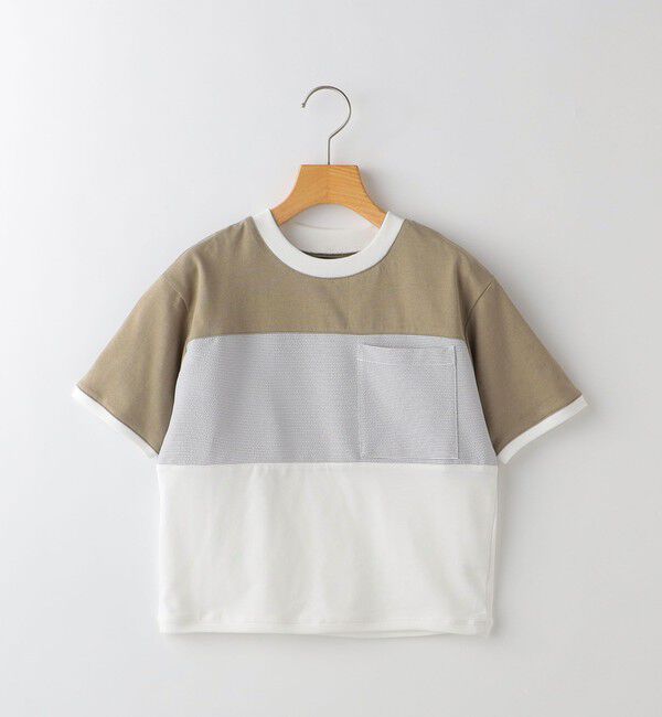 SHIPS KIDS「SHIPS KIDS:100～130cm / 3カラー パターン 半袖 TEE」|Tシャツ・カットソー|