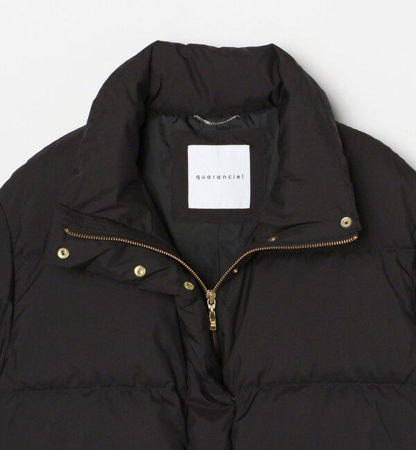 quaranciel「quaranciel: スタンドカラー フレア ダウン コート」|ダウン|