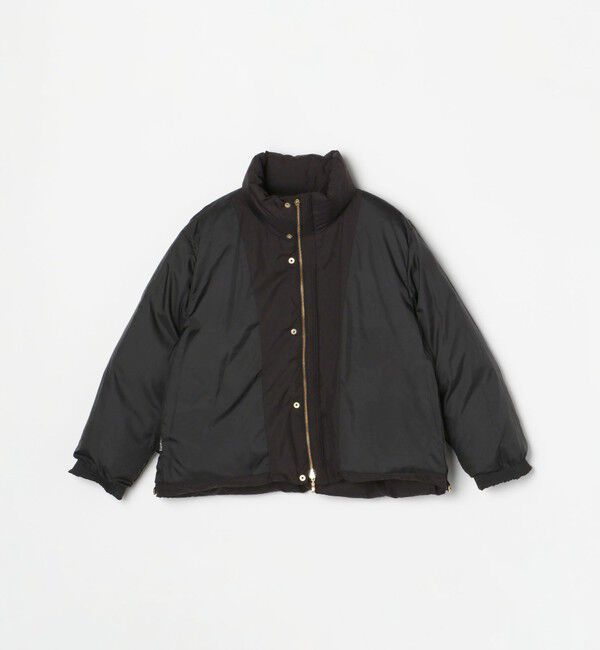 quaranciel「quaranciel: スタンドカラー フレア ダウン コート」|ダウン|